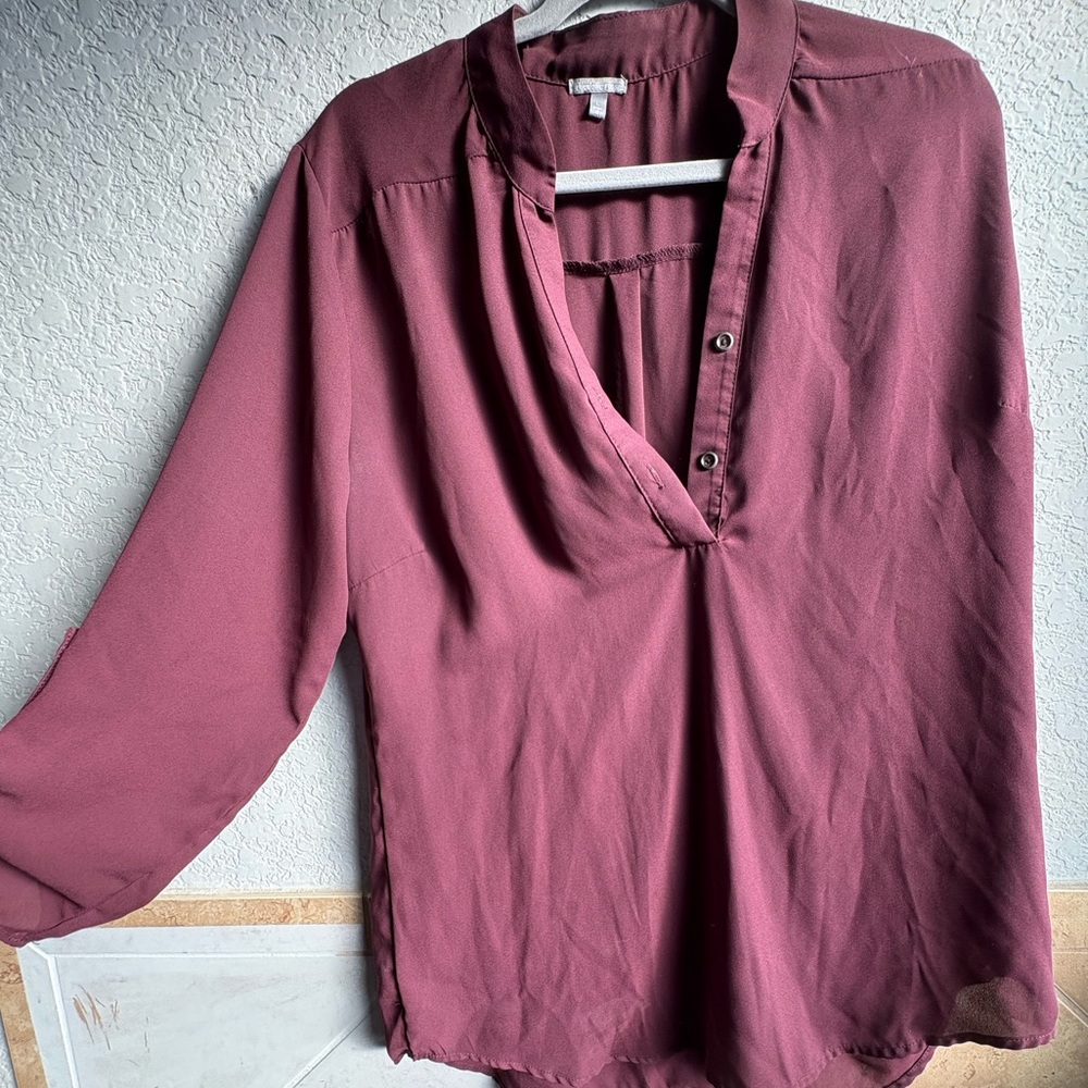 Charlotte Russe Plum Blouse